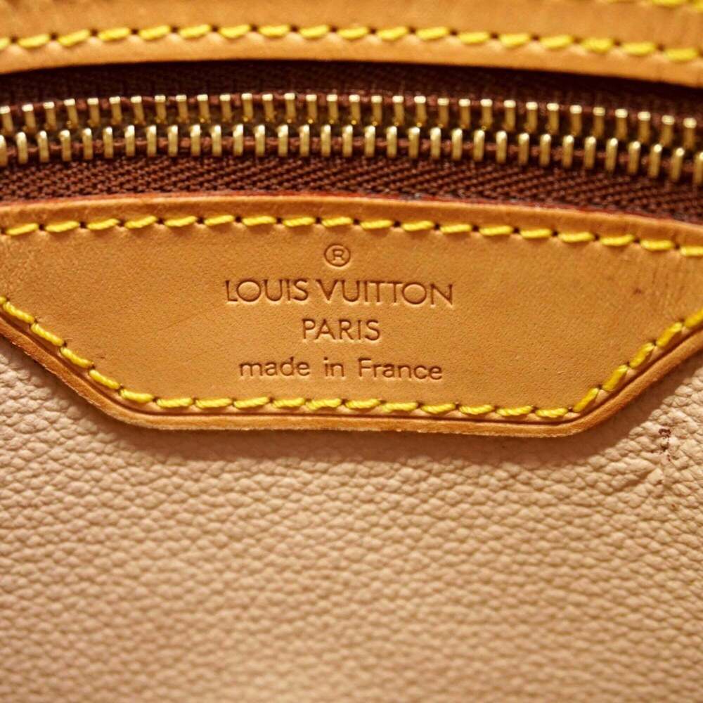 LOUIS VUITTON Authentic Brown Monogram Tote Bag - Picture 5 of 14